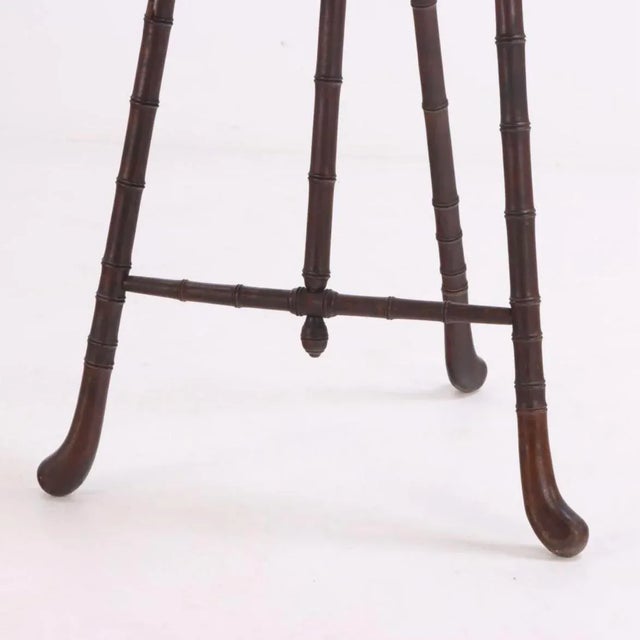 1940s Circa 1940s French Faux Bamboo Artist Easel For Sale - Image 5 of 5