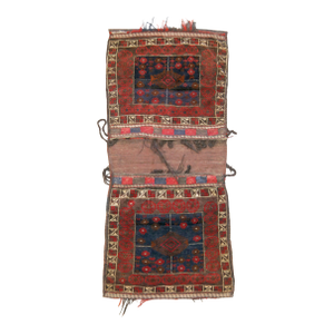 Baluch Wool Saddlebag - Mid 1900s