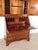 Rare Antique Wright Table Co. Tiger Maple Cherry Pine Chippendale Secretary Desk For Sale - Image 4 of 18
