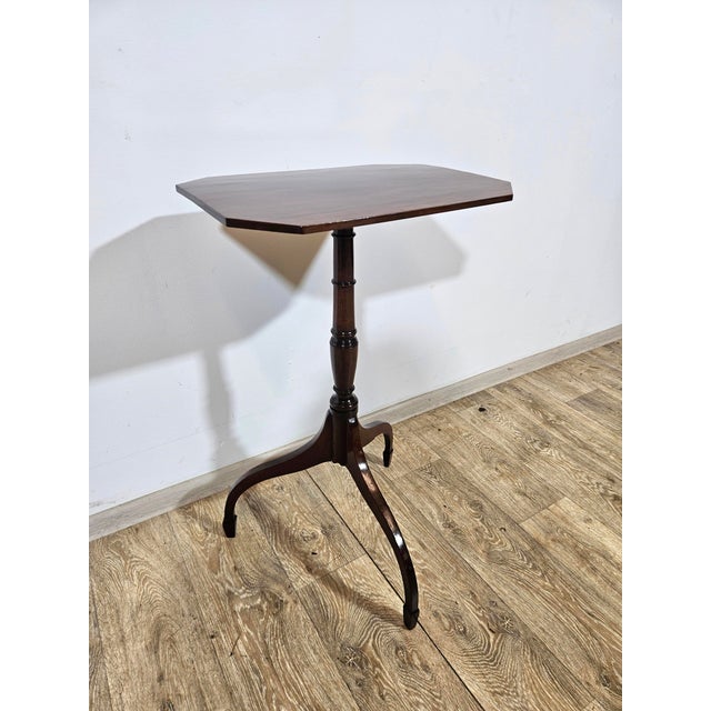 Antique Victorian Mahogany Side Table, 1800s For Sale - Image 9 of 16