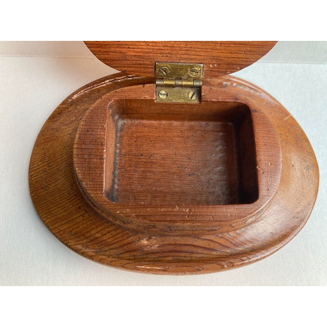 Vintage Brown Derby Restaurant Hollywood Wood Cigarette Box For Sale - Image 4 of 15