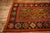 1880s Yellow Antique Geometric Tribal Knotted Wool Caucasian Tallish Runner Rug For Sale - Image 4 of 8
