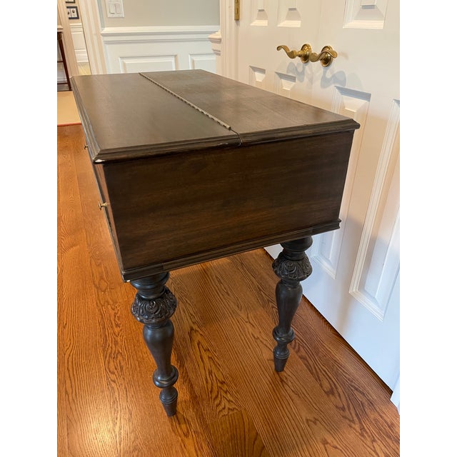 Antique Rustic European Lift Top Secretary Desk Chairish