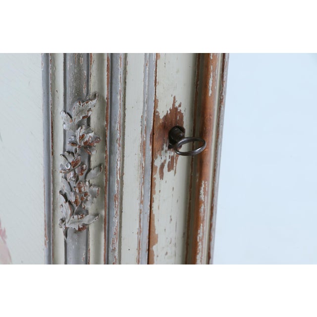 French Painted Walnut Single-Door Armoire, C. 1880 For Sale - Image 10 of 10