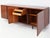 Minimalist Rosewood Sideboard with Architectural Details attributed to Poggi, Italy, 1950s For Sale - Image 6 of 12