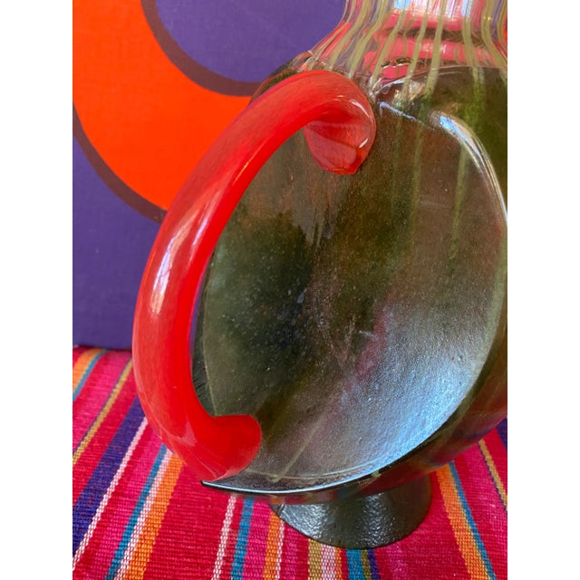 Kjell Engman Kosta Boda Large Art Glass Pitcher For Sale In Tulsa - Image 6 of 10