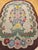 Vintage American Hand Hooked Rug, Wool & Cotton, Floral Pattern, Folk Art Tapestry, 3x5 For Sale - Image 9 of 15