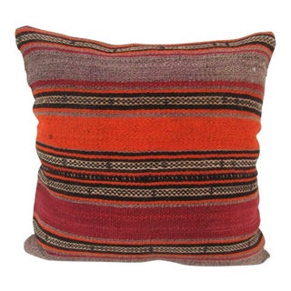 Striped Kilim Pillow Cover For Sale