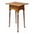 Wood Pair River Bend LTD Federal Tiger Maple Butterfly Top Stands, Signed, 20thC For Sale - Image 7 of 13