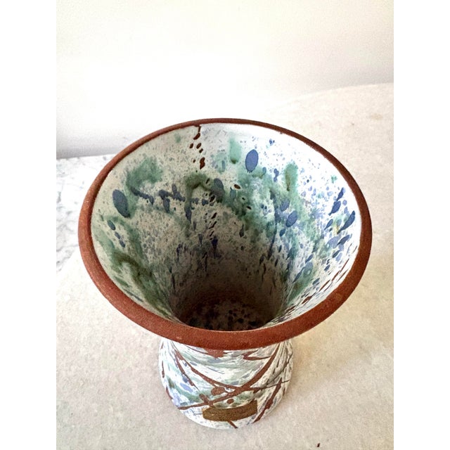 Mid-Century Waterford Pottery Handmade Vase For Sale In New York - Image 6 of 6