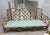 David Francis David Francis Chippendale Rattan Sofa Set. Couch, Chair and Ottoman, Like New, for Fraction of Price. Quality, Designer Furniture in a Coastal Design. For Sale - Image 4 of 12