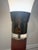 Contemporary 1980 Frosted Lucite Pink Torch Table Lamp For Sale - Image 3 of 11