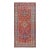 1890s Red Medallion Antique Persian Ghashghaie Carpet 5'6" X 11' Knotted Wool Rug Runner For Sale