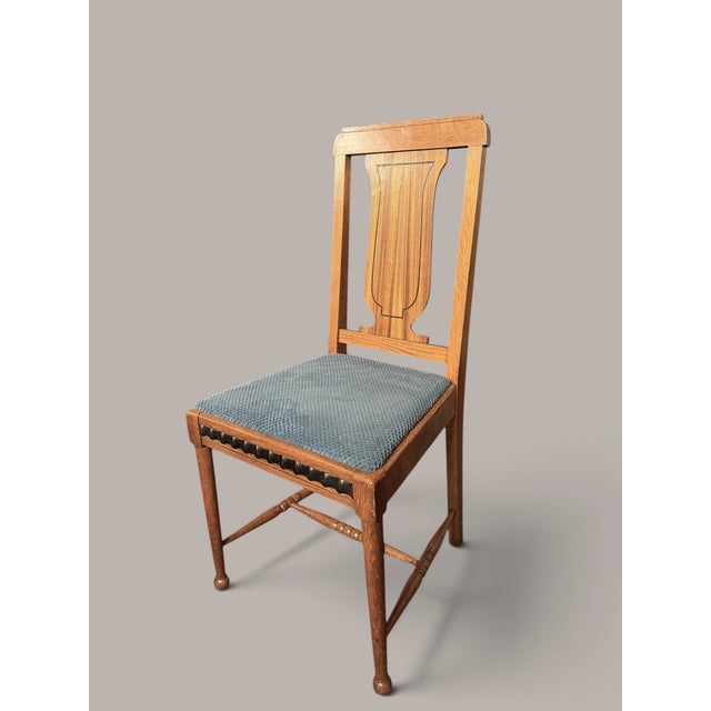Brown De Coene Frères Vollständiges b.l.m. Zebrano Speisezimmer, Kortrijk 1927, 1920s, Set of 7 For Sale - Image 8 of 18