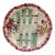 19th Century Longchamp Majolica Asparagus Plate With Flowers For Sale