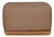 Eclipse Outdoor Solid Teak Wood Ottoman - Light Brown Fabric For Sale