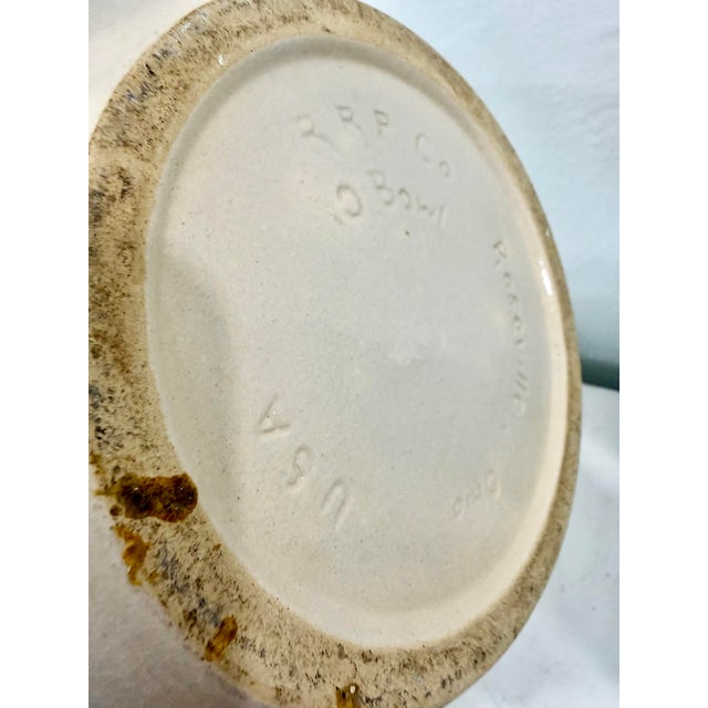 Roseville Pottery 1970s Roseville Ohio Double Striped Bowl For Sale - Image 4 of 5