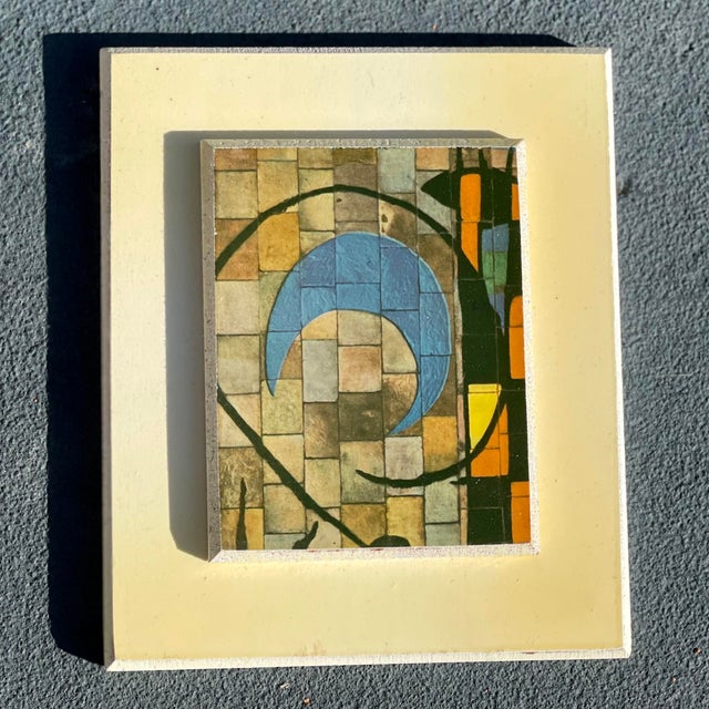 Midcentury Framed Art Tiles Reproduction - Set of 9 For Sale - Image 12 of 12