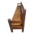 Antique Stickley Style Arts and Crafts Quarter Sawn Oak Bench 10’ Long - Circa 1910 For Sale