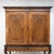 Wood Oak and Walnut 2-Door Cabinet, 18th Century For Sale - Image 7 of 18