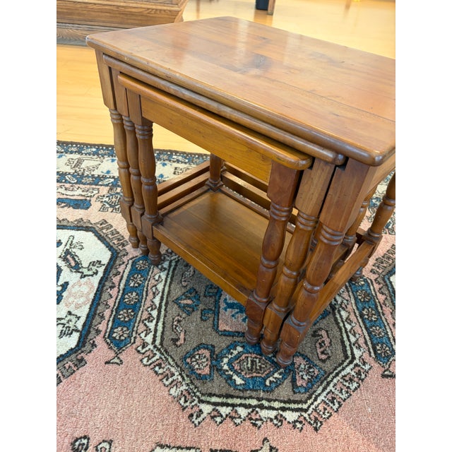 Mid 20th Century Vintage Nesting Tables For Sale - Image 5 of 5