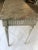Late 20th Century Italian Louis XVI Painted Faux Marble Top Console Table For Sale - Image 5 of 7