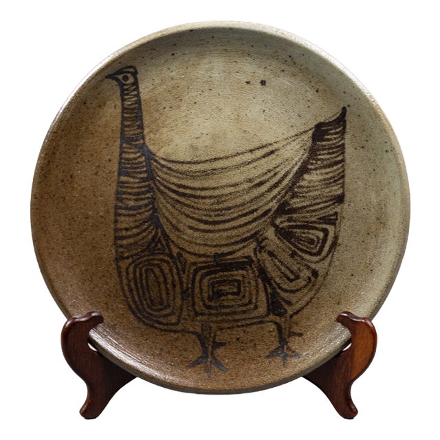 Stoneware Dish by Gardelle Michel For Sale