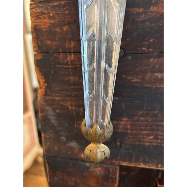 1950s Maison Baguès Gilt Metal and Rock Crystal Parrot-Form Two-Light Wall Sconces -a Pair For Sale - Image 5 of 11