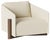 Cream Timber Lounge Chair by Kann Design For Sale
