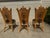 Brown 1990s Mackenzie Childs Vivaldi Ajiro Chairs Set of 6 For Sale - Image 8 of 11