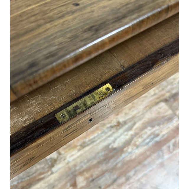 Charles X Center Desk in Rosewood and Lemonwood, 1820 For Sale - Image 3 of 8