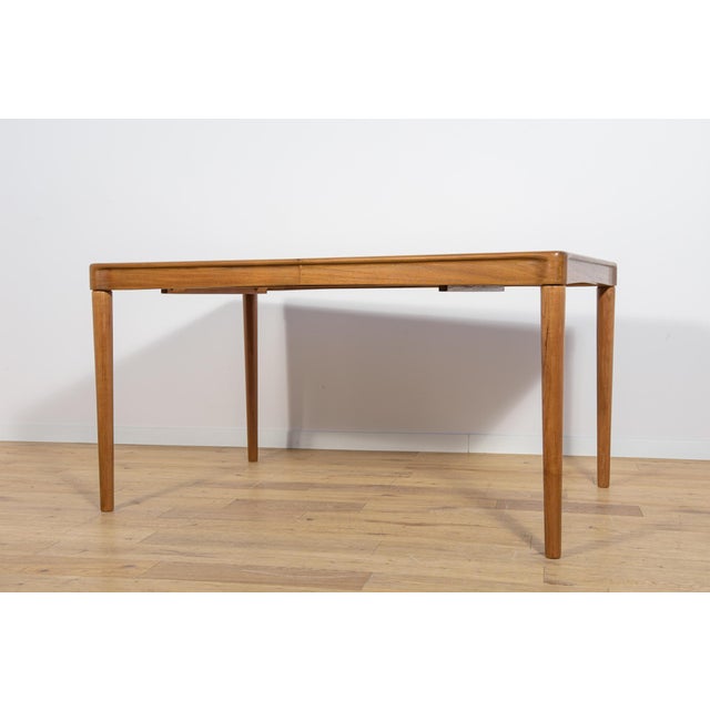 1970s Mid-Century Rectangular Extendable Dining Table by Henry Walter Klein for Bramin, Denmark, 1970s For Sale - Image 5 of 18
