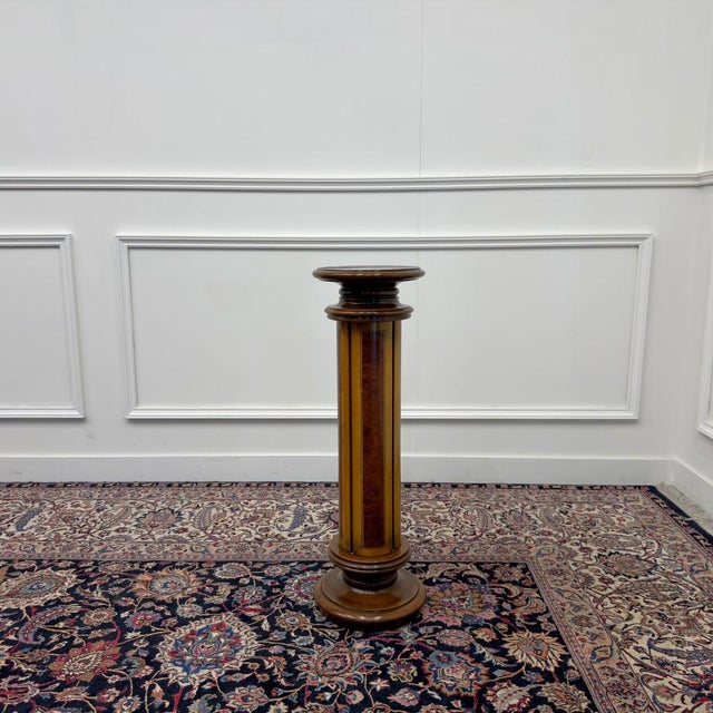 Italian Column in Burl For Sale - Image 9 of 9
