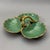 Green Gold Shell Artistic Majolica Centerpiece by CAT G.T, 1960s For Sale - Image 3 of 12