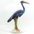 Vintage Italian Handpainted Ceramic Heron Figurine, 1970s For Sale - Image 8 of 10