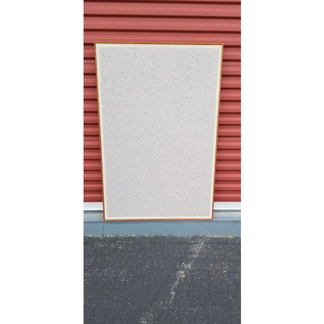 Modern Abstract Painting on Canvas, Framed For Sale - Image 9 of 11