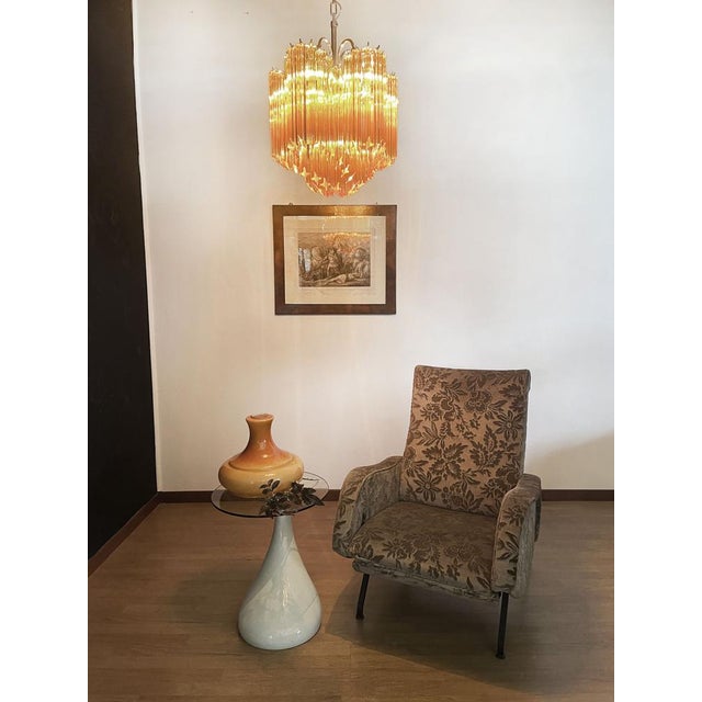 Modern Quadriedri Glass Chandelier, 1990s For Sale - Image 17 of 18