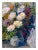 Gorgeous modern still-life of white Chyrsanthemums in vase by Jaroslav Pavlis (Czech, 1951-2002), c.1970s. This expressive...
