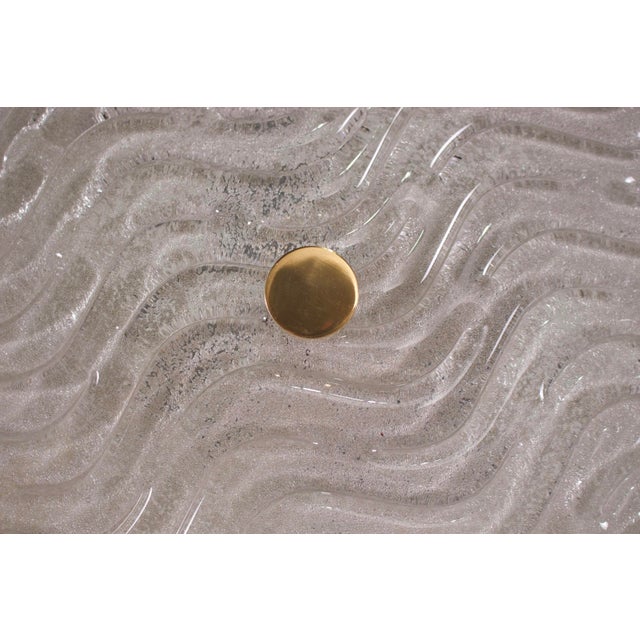 1970s Large Wall Light Sun in Brass and Murano, 1970s For Sale - Image 5 of 13