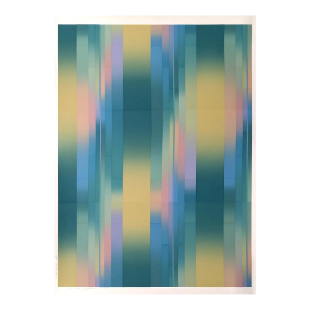 Space Sounds No.3, Evelyn B. Johnson Screen Print For Sale