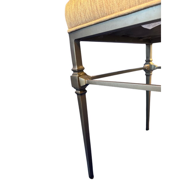 Modern Bernhardt Greyson Fabric Bench For Sale - Image 3 of 5