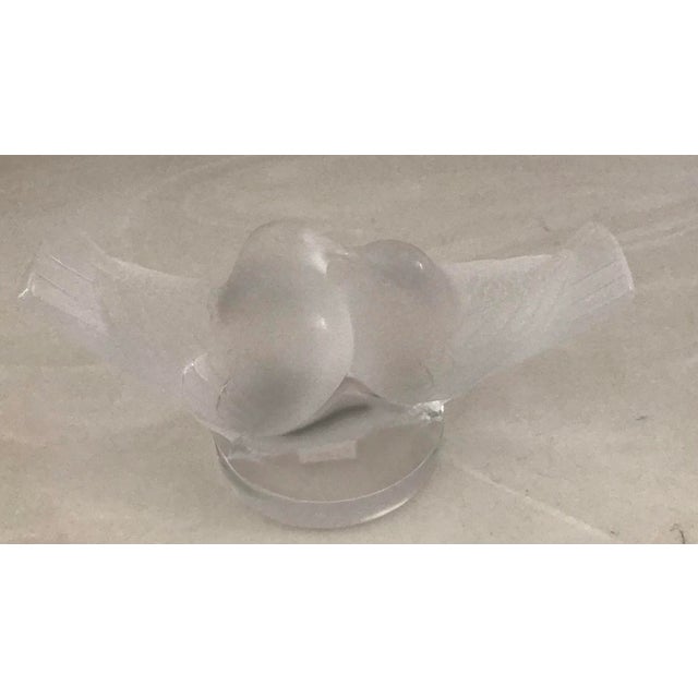 Contemporary LaLique Society of America 1993 Crystal Love Birds New in Box For Sale - Image 3 of 13