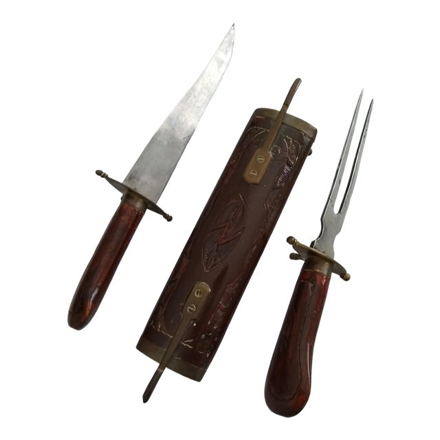 Vintage Meat Carving Set Chairish