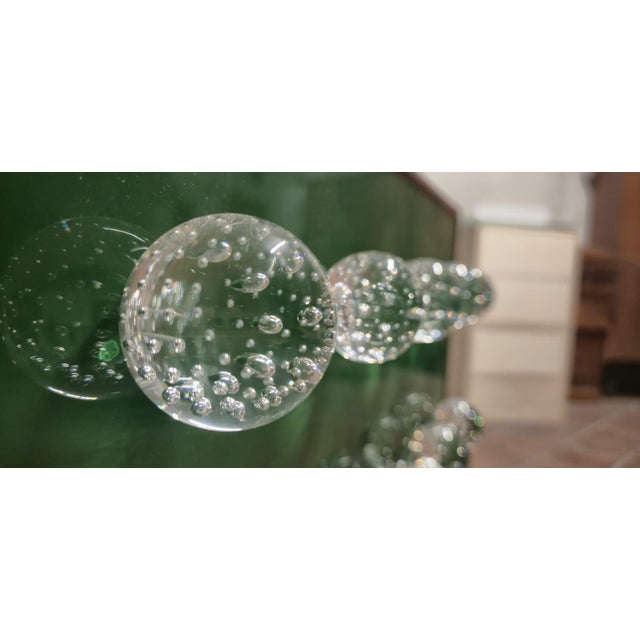 Italian Sculptural Sideboard with 120 Murano Glass and Brass Spheres from Justfurnituress SRL For Sale - Image 14 of 18