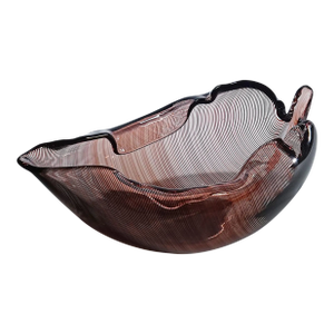 Vintage Tessuto Bowl by Tyra Lundgren for Venini, Murano