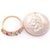 Gold 14 Karat Yellow Gold Band With Multicolored Semi Precious Stones For Sale - Image 8 of 9