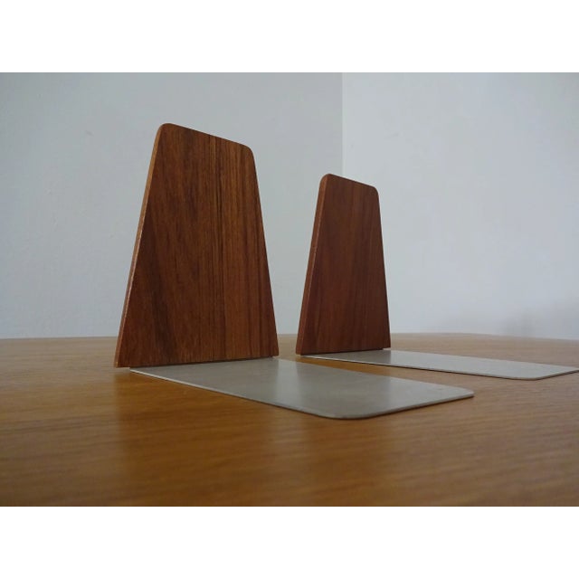 1960s Danish Teak Bookends from Feldballes Møbelfabrik, 1960s, Set of 2 For Sale - Image 5 of 16