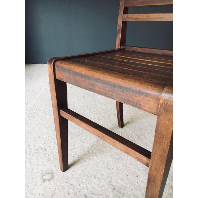 Reconstruction Dining Chair attributed to Rene Gabriel, France, 1940s For Sale - Image 15 of 18