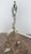 Metal Pair of Brass Fireplace Andiron Set in Silver Antique Finish For Sale - Image 7 of 7