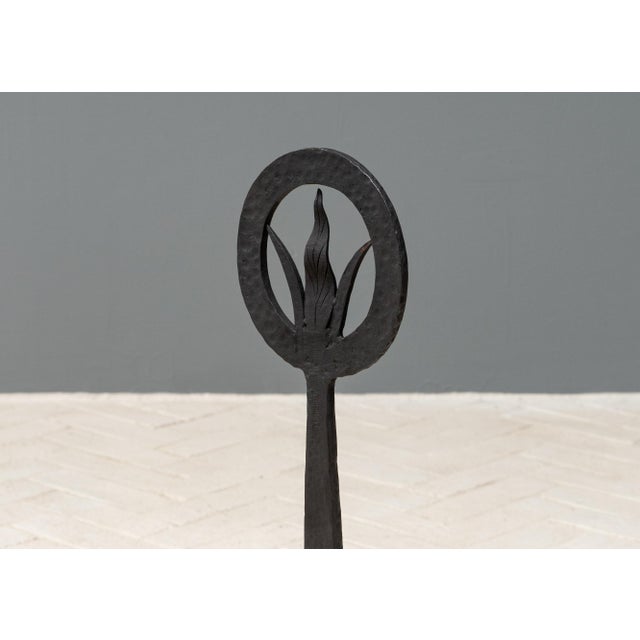 Early 20th Century Pair of Arts & Crafts Andirons For Sale - Image 4 of 8